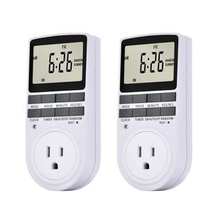 Pack of 1 Digital Plug-in Timer Socket <strong>LCD</strong> <strong>Display</strong> 10 Programmable Switching <strong>Programs</strong> 24 Hours &amp; 7 Days Energy Saving Timer Sock - Product Image 2