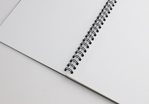 Werbe 200 Seiten 70 Gsm Natural Color Hardcover Notebook Umwelt freundlich 100 Blatt Letter/A4 Spiral Bound Innenseiten - Product Image 4