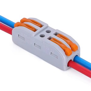 Conector de cable de terminal rápido de 2 entradas y 2 salidas, conector paralelo, rígido-flexible, color monocromático, de 2 entradas y 2 salidas - Product Image 2