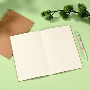 Blocco note personalizzato in carta Kraft retrò B5 Notebook 60 pagine interne per cucire i compiti degli studenti libro di esercizi fabbrica all'ingrosso A6 A7 - Product Image 3