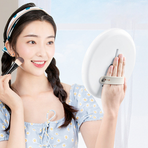 กระจกแต่งหน้าแบบสามสีไฟ LED หรี่ได้อัจฉริยะมือถือกระจกแต่งหน้าแบบประกอบใช้ตั้งโต๊ะ - Product Image 4