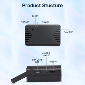 Süper uzun bekleme süresi V6A GF07 araba GPS Tracker 1500mah GPS takip cihazı gerçek zamanlı konumlandırma izci alarmı - Product Image 4