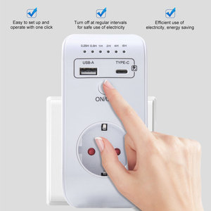 UD03 regolatore di temporizzazione Anti-sovraccarico di temporizzazione presa di corrente di ricarica interruttore Timer presa EU Plug Smart Timer - Product Image 4