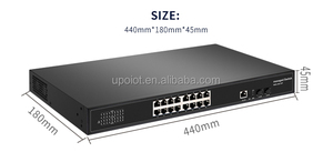 Verwalteter 16-Port-Gigabit-Ethernet-Switch mit 2 stapelbaren SFP-SNMP-QoS-Funktionen - Product Image 5