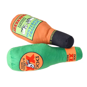 Ücretsiz örnek özelleştirilmiş renk ctible kers interaktif PP dolum ile yıkılmaz % peluş oyuncak köpek yumuşak pamuk malzeme - Product Image 2