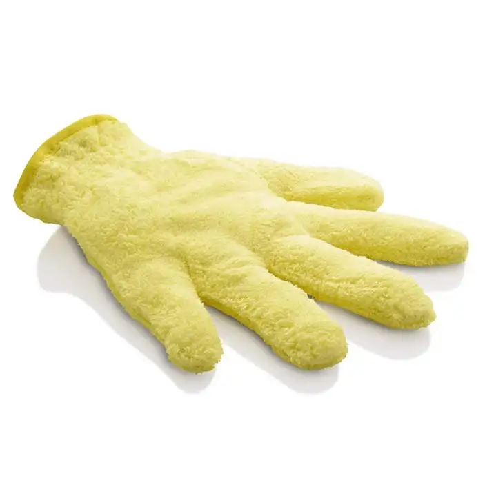 High performance dust removal reusable microfiber Environmental cleaning gloves