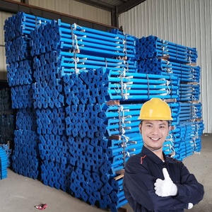 Q235 Heavy Duty Telescopic Steel Props | 4.5m Max Height &amp; 5T Load Adjustable Shoring Jack for Concrete Slab <strong>Support</strong> - Product Image 1