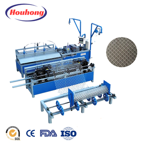Steel Wire Chain Link Fence <strong>Netting</strong> <strong>Machine</strong> <strong>Automatic</strong> Wire Mesh Weaving Line