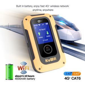 Unlocked <strong>3G</strong>/4G SIM Card ESIM Portable 4G <strong>Wifi</strong> Router CAT6 Mobile with 300mbps Max. <strong>LAN</strong> Data Rate 2.4G Firewall Support - Product Image 3