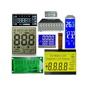 Display Lcd personalizzato display a 7 segmenti numero grafico monocromatico cifre Cog Cob Tn Stn Va tachimetro Display Lcd a 7 segmenti - Product Image 3