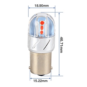 Bevinsee 2X1156 BA15S ไฟเลี้ยวไฟถอยหลัง LED สีเหลืองสำหรับ Nissan 350Z 2003 - Product Image 3