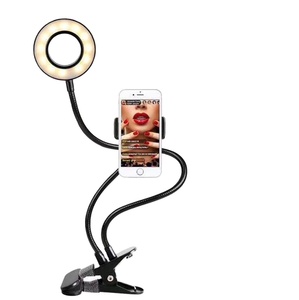 2 in 1 masa lambası ışık halkası ışık fotoğrafçılığı makyaj standı ile Led Selfie halka ışık - Product Image 3