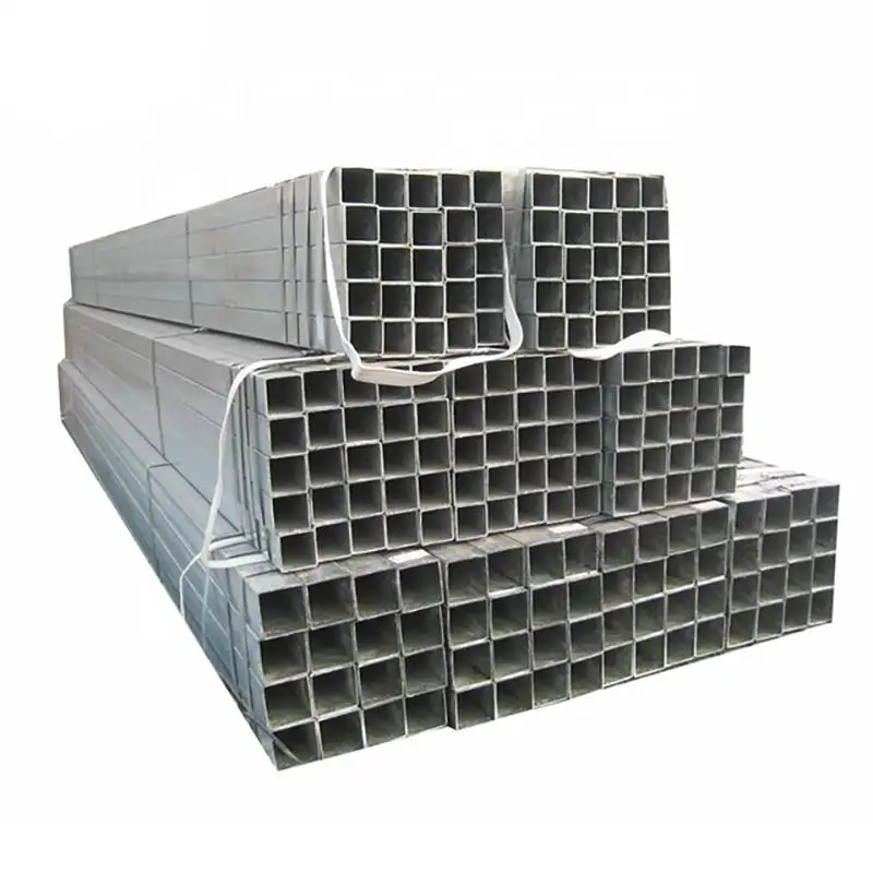正方形チューブ10 x 20亜鉛メッキastm a53亜鉛メッキ炭素鋼正方形チューブ建材