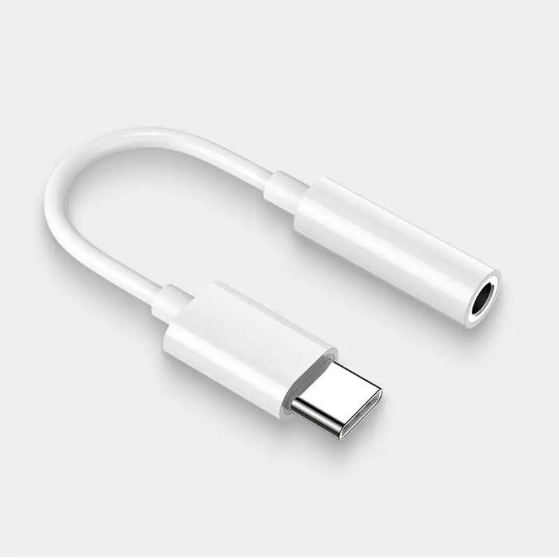 Loại-C Đến 3.5 Mm Tai Nghe Bộ Chuyển Đổi Cáp USB-C Đến 3.5 Jack Nam Đến Nữ AUX Âm Thanh cable Đối Với Xiaomi Mi6 Đối Với Samsung S8