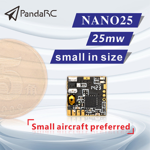 Yeni PandaRC Nano25 5.8ghz 40CH 25mW 10*10mm küçük boyutu VTX 5V giriş FPV yarış mikro Drones için 0.5g ağırlık FPV Video verici - Product Image 3