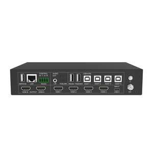 Conmutador de video UHD sin costuras 5x1 con multivista y control KVM conmutador HDMI 5 en 1 salida - Product Image 1