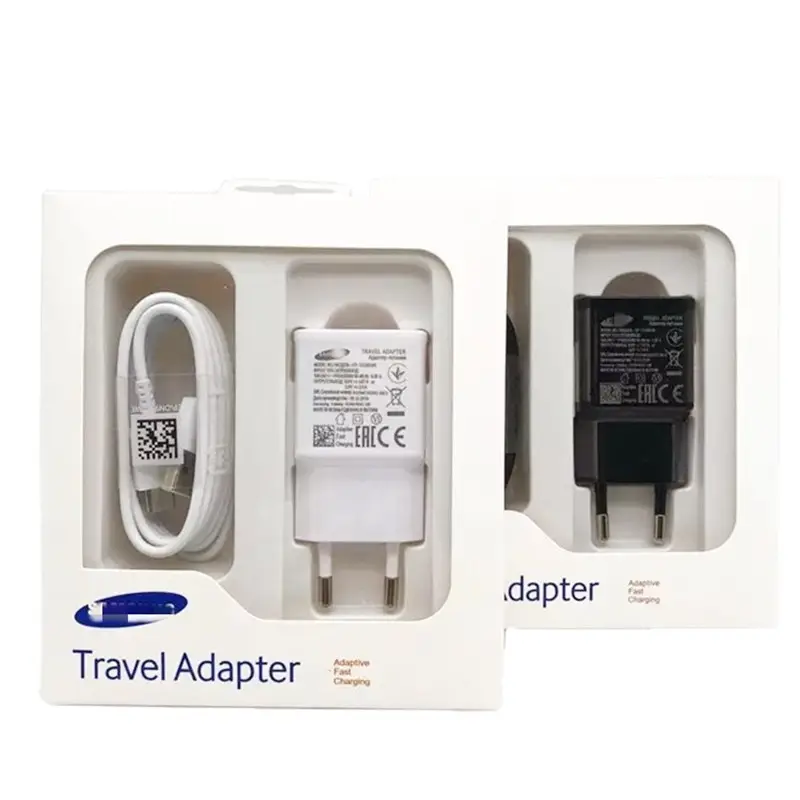 Cabo adaptador para viagem de celular samsung galaxy, cabo de carregamento rápido tipo c s8, s4, s6, android v8