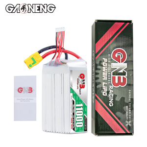 GNB GAONENG 11000mAh 6S 22.2V 70C 140C xtrc bağlayıcı RC LiPo pil RC araba için büyük Drone FPV RC tekne yumuşak paketi uçak - Product Image 5