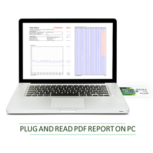 Registrador de datos de un solo uso, alarma digital de temperatura, registrador de datos desechables con sensor de temperatura usb - Product Image 4