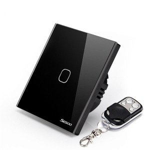 EU UK Standard 1 2 3 Gang Wireless power 220v Control Light Switches RF433 Remote Touch Wall Switch