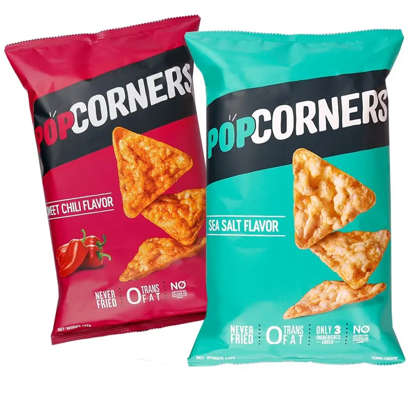 Venda quente 60g Lays corn chips Nachos Não-Fried Saudável lanche Exótico tortilla chips