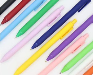 促销定制软感橡胶画塑料圆珠笔中国制造带标志印刷礼品 - Product Image 5