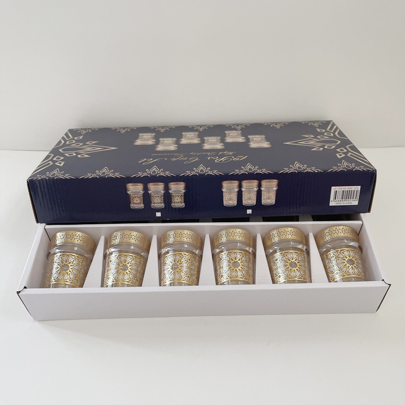 12pcs set gold + silver