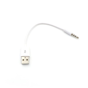 3.5mm Jack AUX USB 2.0 şarj Data Sync ses adaptörü Apple için kablo IPod Shuffle 3rd 4th 5th 6th Gen MP3 MP4 çalar kablosu - Product Image 6