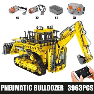 Mould King 17023 RC/ APP รถแทรกเตอร์เกลี่ยดินรุ่นของเล่นบล็อกก่อสร้างเข้ากันได้กับแบรนด์ที่สำคัญทั้งหมดบล็อกอาคาร - Product Image 6