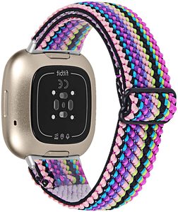 Correa elástica Compatible con Fitbit Versa 3 Fitbit Sense, pulsera elástica suave ajustable - Product Image 1