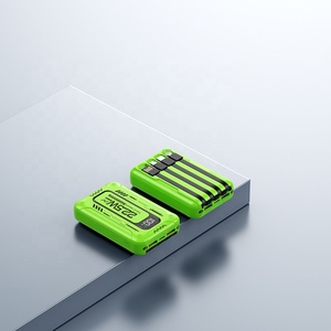 Multifunction 10000mAh Portable Type <strong>C</strong> <strong>Input</strong> <strong>Output</strong> Fast Charging Port Powerbank Built in Cable Power Bank - Product Image 3