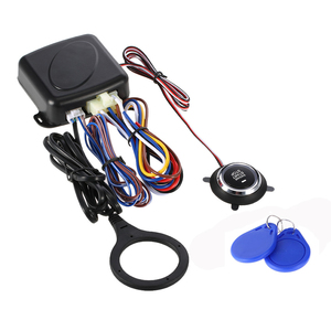 <strong>Smart</strong> RFID Car Alarm System <strong>Push</strong> Engine <strong>Start</strong> Stop <strong>Button</strong> Lock Ignition Immobilizer <strong>with</strong> Remote Keyless Go Entry System 12V - Product Image 6
