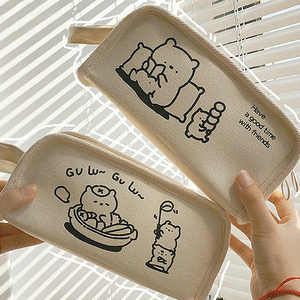 Xianghui bút chì trường hợp Túi Phim hoạt hình công suất lớn lưu trữ Pouch chủ Hộp văn phòng sinh viên văn phòng phẩm tổ chức trường Túi - Product Image 2