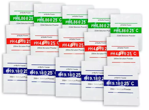 Polvo tampón de pH, medidor de pH, solución tampón en polvo para una calibración precisa y fácil de PH, solución en polvo 4,01 pH 6,86 pH y 9,18 pH - Product Image 5