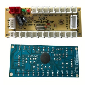 Controlador de Juego Arcade sin retardo de 5V codificador USB para PC, kit de botones de presión para PC MAME Raspberry Pi Retropie Projects