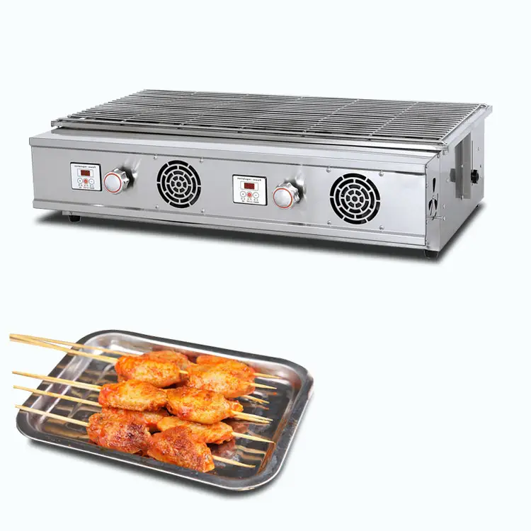 Commercial Outdoor Churrasco a gás de aço inoxidável Household Industrial gás BBQ forno