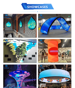 Pannello LED curvo per interni esterni Display P1.8 P2 P2 P2 P3 P4 flessibile LED Soft modulo 320x160mm Full SMD cilindro a colori schermo LED - Product Image 6
