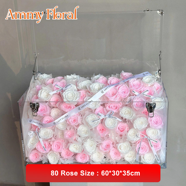 80 Rose - Pink White