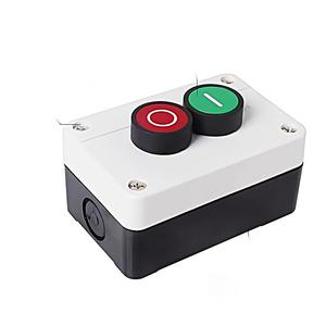 Interruttore a pulsante impermeabile con custodia stazione di controllo elettrico scatola freccia di arresto destra sinistra - Product Image 1