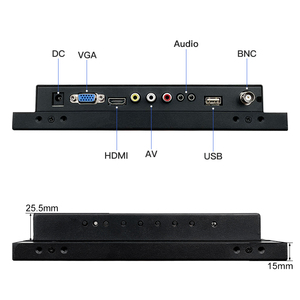 Wholesale 9.7 Inch TFT <strong>Monitor</strong> Small Size 9.7&quot; <strong>LCD</strong> Digital <strong>with</strong> VGA AV <strong>BNC</strong> Wall Mounted Audio DC <strong>Input</strong> for Industrial Equipment