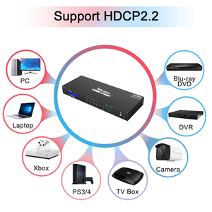 TESMART-conmutador de matriz hdmi 4x4, alta calidad, 4 entradas, 4 salidas, LAN, RS232, matriz 3840x2160 @ 60Hz, matriz HDMI - Product Image 6