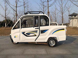 Full Semi-enclosed Electric Tricycle Pickup Home Elderly Pick up Children With Shed Pull Cargo <strong>Load</strong> Adult Battery Car