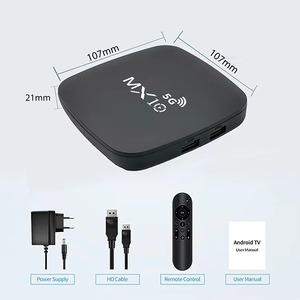 กล่องรับสัญญาณทีวีอัจฉริยะแอนดรอยด์13 4K Wi-Fi แบบคู่ประสิทธิภาพสูงกล่องรับสัญญาณ Mx10 - Product Image 2