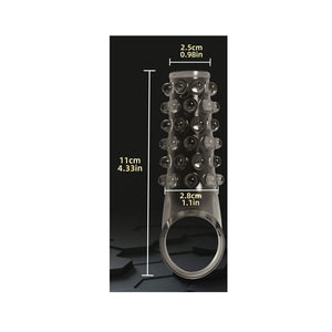 Casing kristal untuk pria, mainan dewasa cincin spermatore tahan lama, mainan seks Dildo dengan kotak - Product Image 6