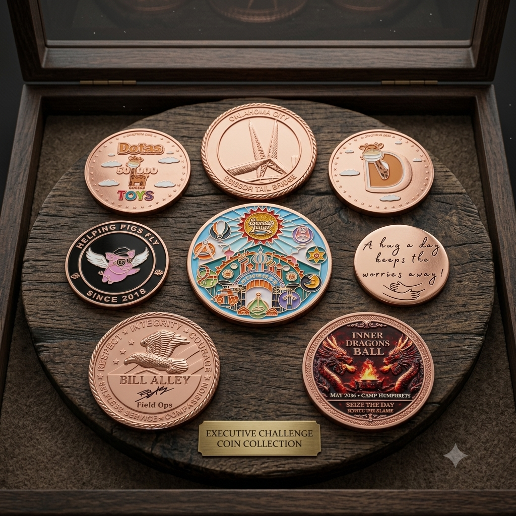 Moneda de Cobre Puro Brillante