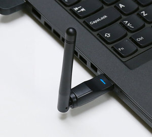 Techkey 802.11n/g/b USB 2.0 Wifi适配器，带150mbps速度外部无线加密狗和天线，用于PC/LAN USB以太网 - Product Image 6
