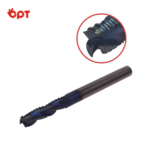 OPT高效通用粗皮硬质合金铣刀数控加工套装刀具铝金属立铣刀 - Product Image 3