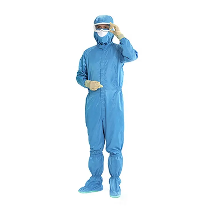 Combinaison de vêtements sans poussière ESD pour salle blanche Combinaison antistatique Esd pour atelier d'électronique Vêtements antistatiques ESD