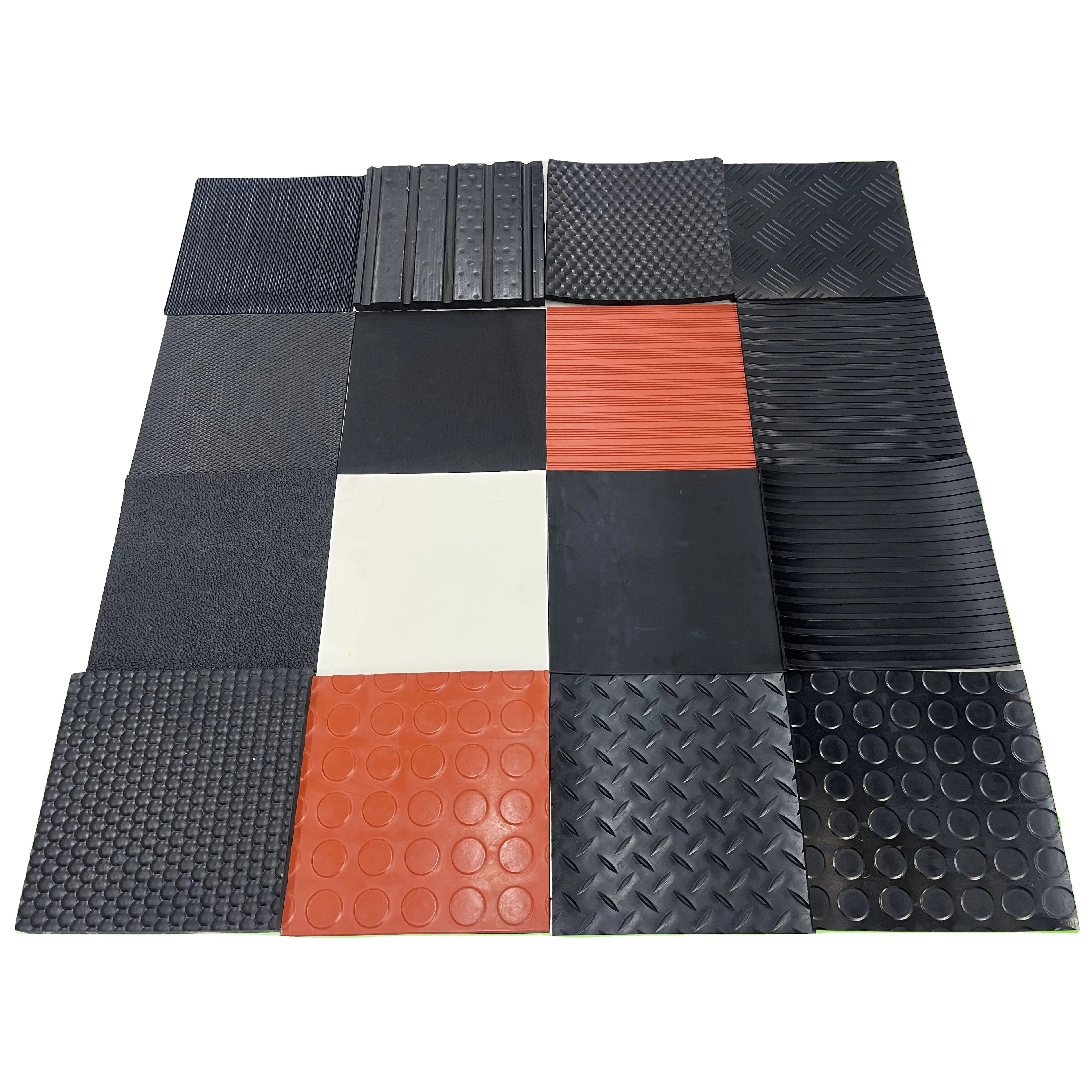 Kleur/Dikte/Patroon Kan Worden Aangepast Gym Rubber Vloerrol Rubberen Mat Tpe Rubber Plaat