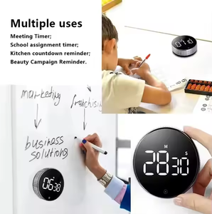 Tragbare Mini Magnetic Design Countdown Timer LCD Digital anzeige Stoppuhr für die Haushalts küche Verwenden Sie rotierendes Design - Product Image 3